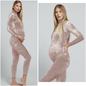 BUMPSUIT Penelope Jumpsuit Crushed Velvet Small